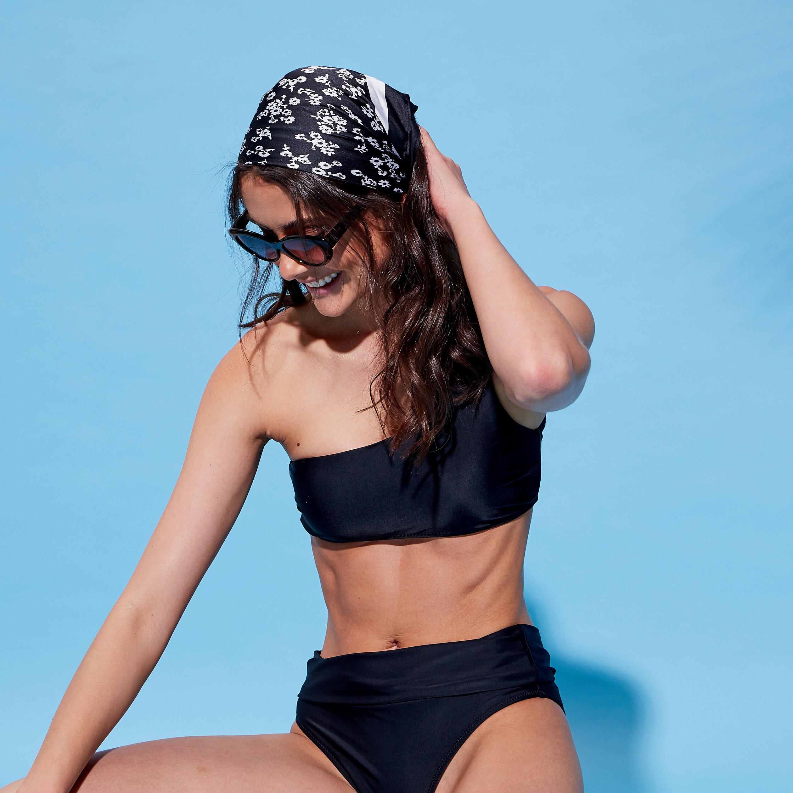 Haut de maillot de bain noir femme | La Halle