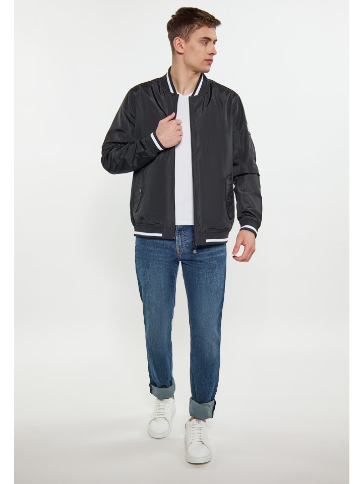 Schmuddelwedda Collegejacke in Schwarz günstig kaufen