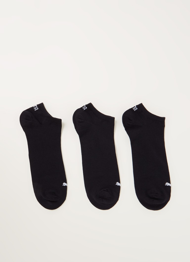 Pachet de 3 perechi de șosete cu logo-ul Puma