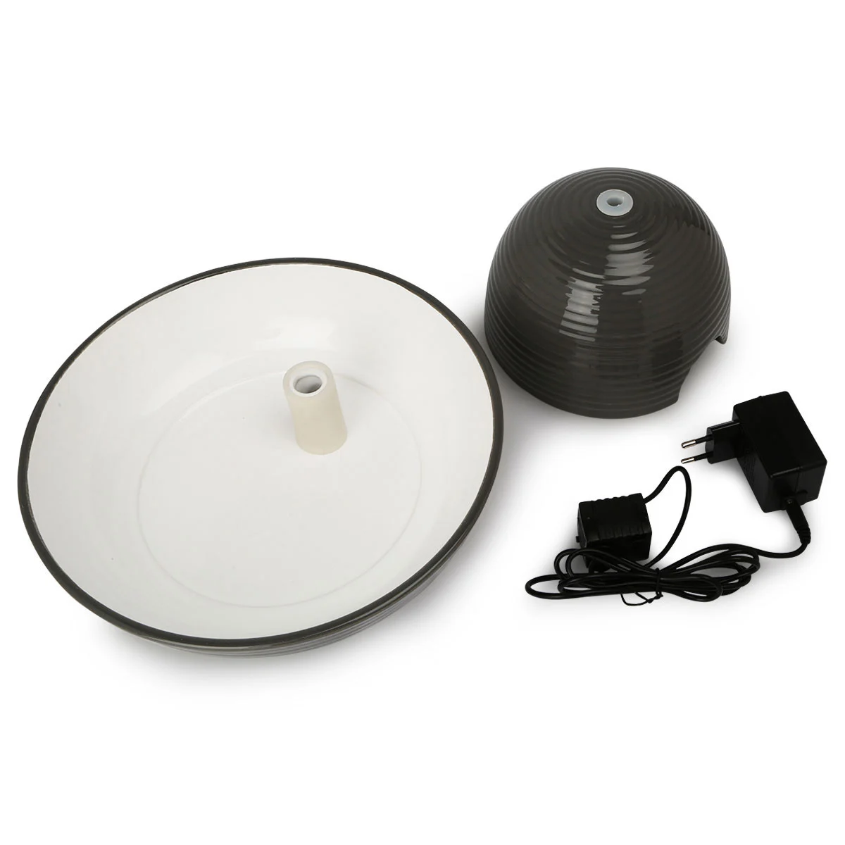 Trixie Trinkbrunnen Keramik Vital Flow 1,5 l, grau/weiß