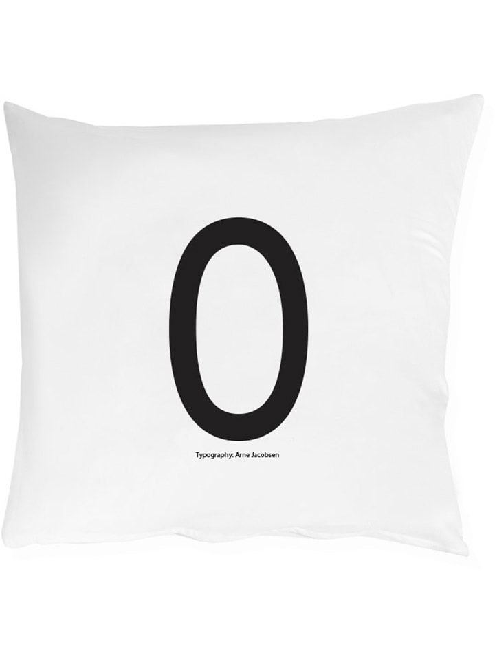 Design Letters Kissenhülle in Weiß - (L)80 x (B)80 cm günstig kaufen onesize