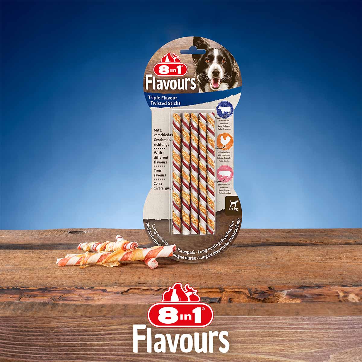 8in1 Triple Flavour Twisted Sticks günstig kaufen bei ZooRoyal