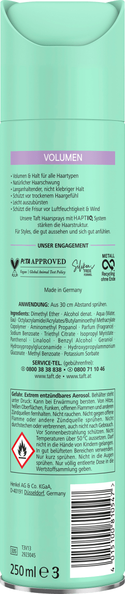 Haarspray VOLUMEN Halt 3, 250 ml