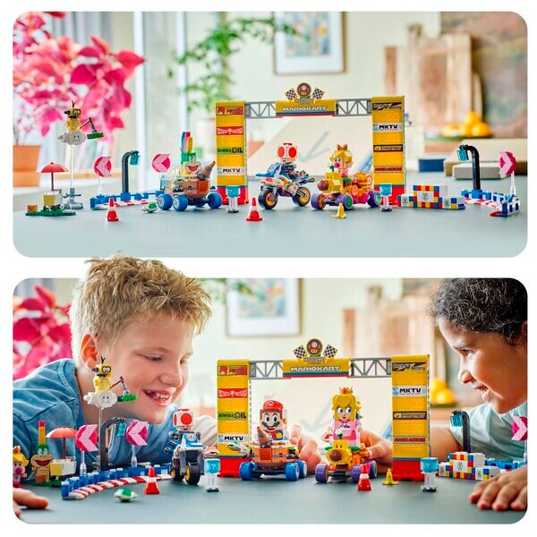 LEGO Super Mario 72036 Mario Kart - Vauva-Persikka ja Grand Prix -setti