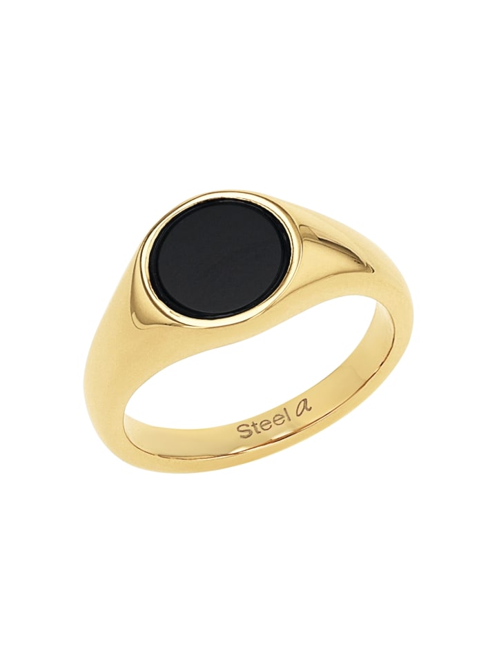 Amor Ring Edelstahl in Gold günstig kaufen