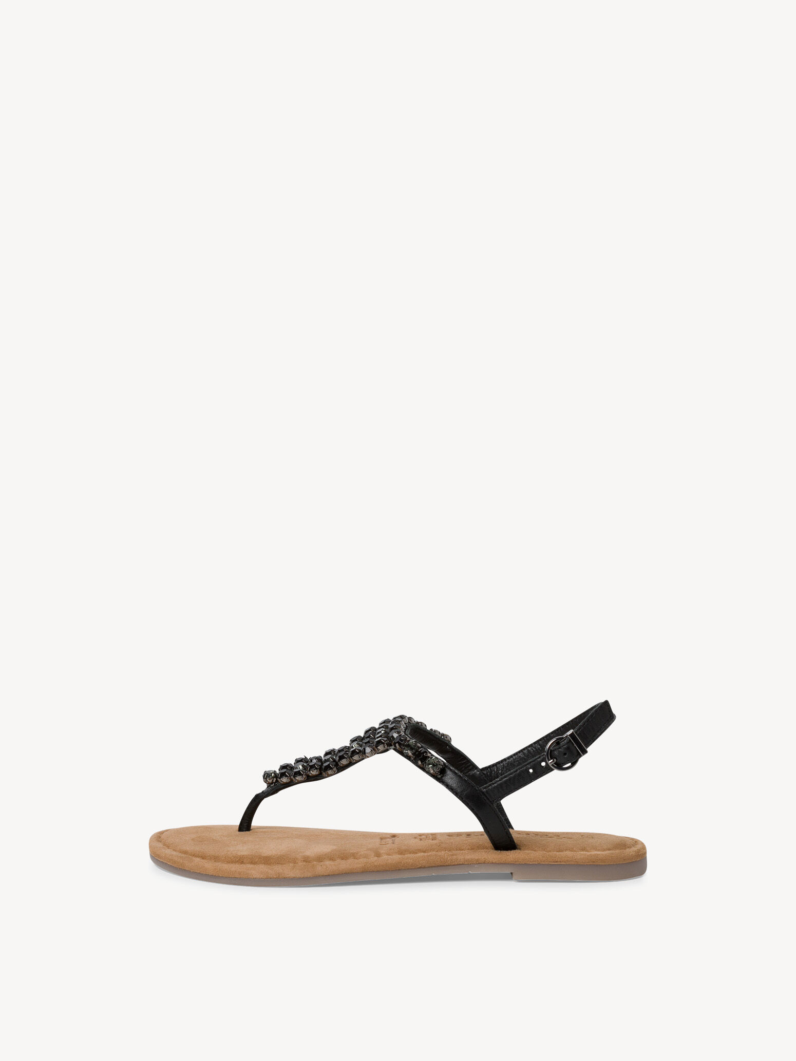 Sandale en cuir - noir