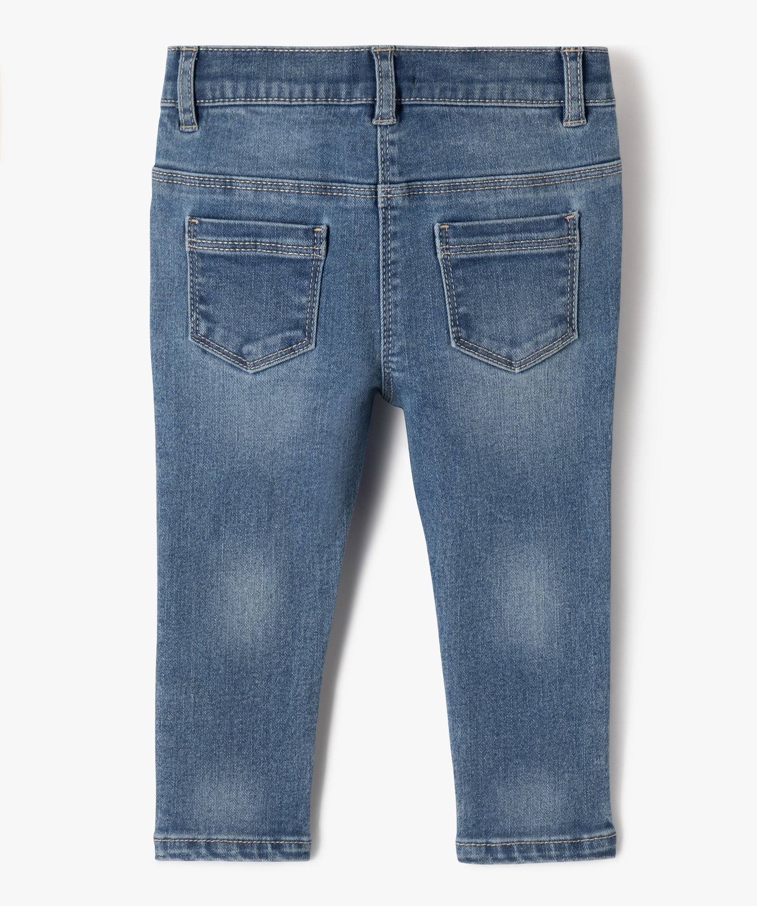 Jean bébé fille coupe slim composé de matières recyclées stone | GEMO