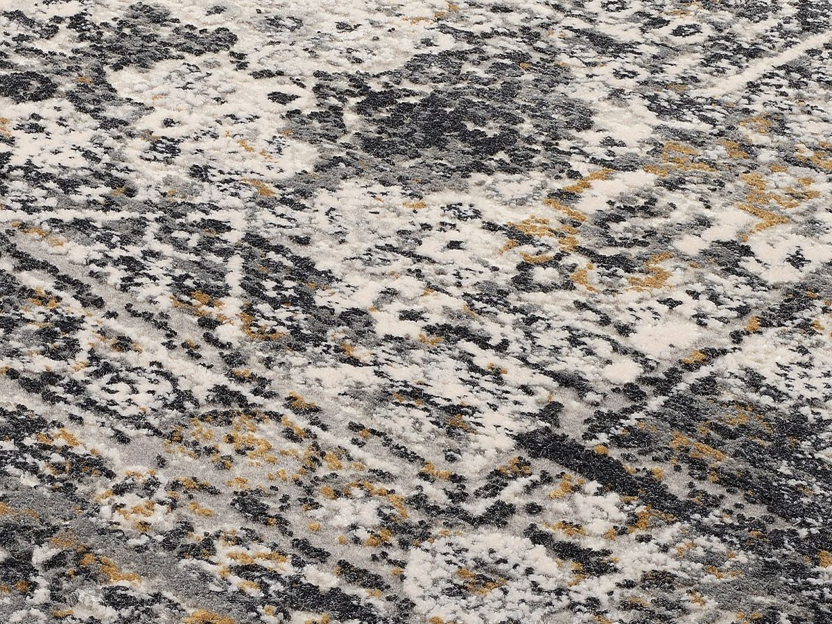 Webteppich Inka Grau-Gold 160 x 230 cm