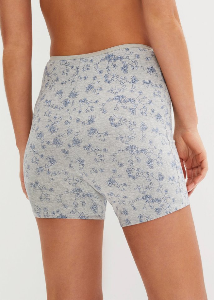 Lange Damen Boxer mit hohem Bund (4er Pack) mit Bio-Baumwolle