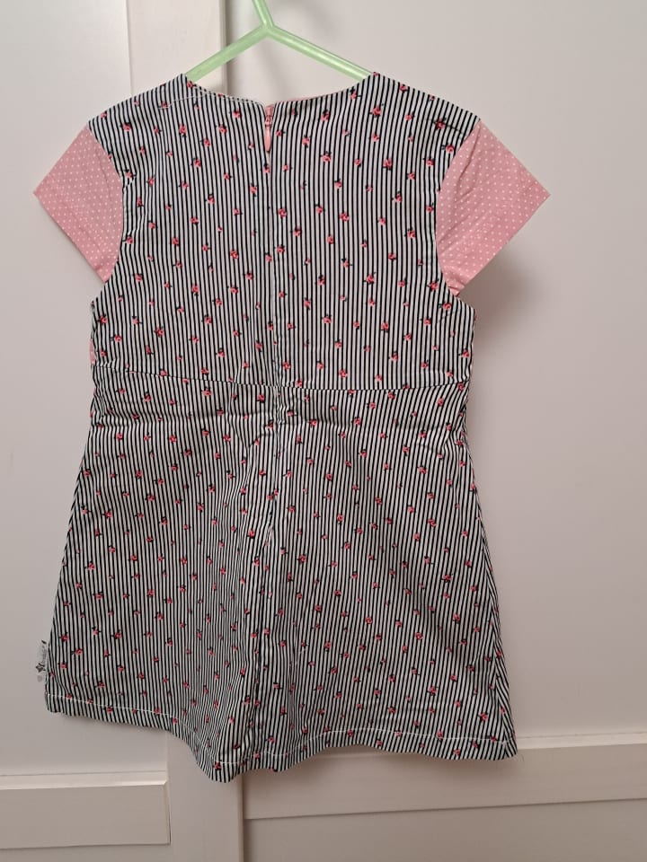 Sterntaler Kleid in Rosa/ Schwarz/ Weiß günstig kaufen 92