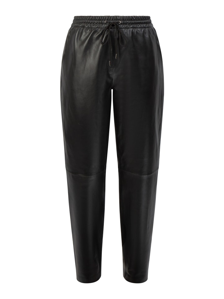 faina Lederhose in Schwarz günstig kaufen L