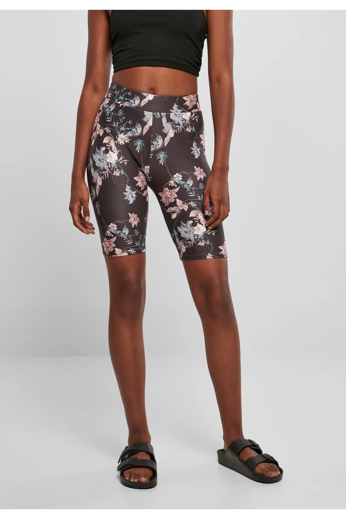 Urban Classics  Kurze Sporthose - Schwarz - Hoher Bund