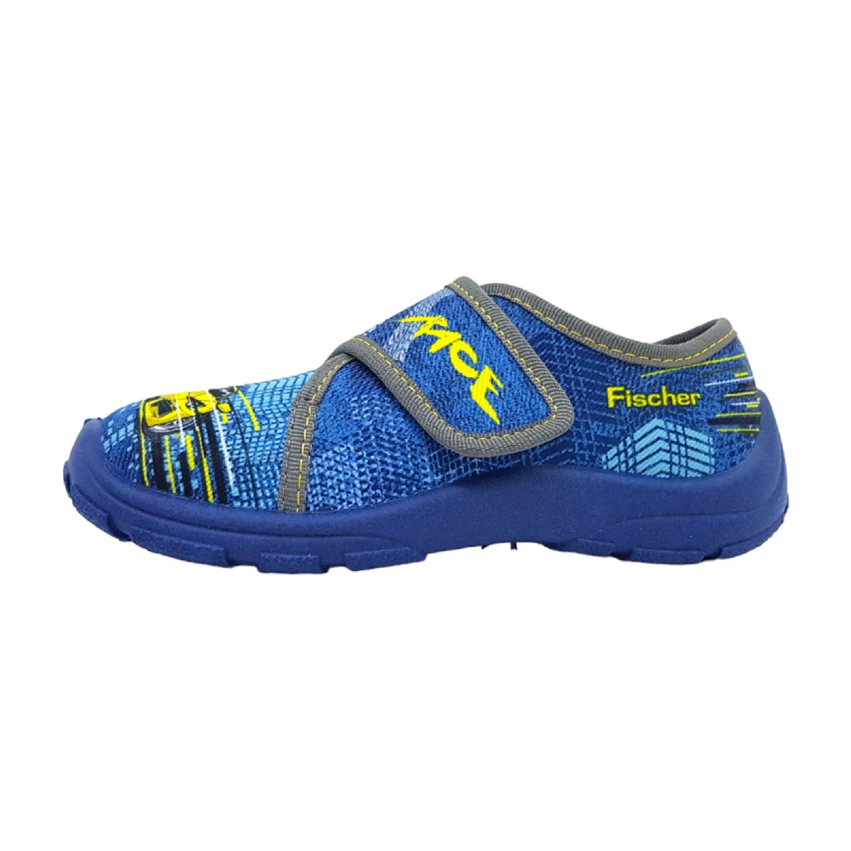 Fischer Markenschuhe Danny 621831 Blau 513 blau/gelb