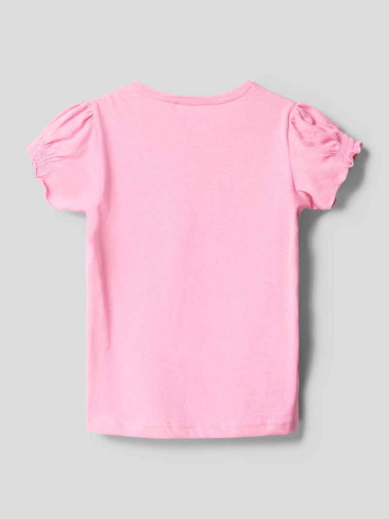 T-Shirt mit Motiv-Print in pink