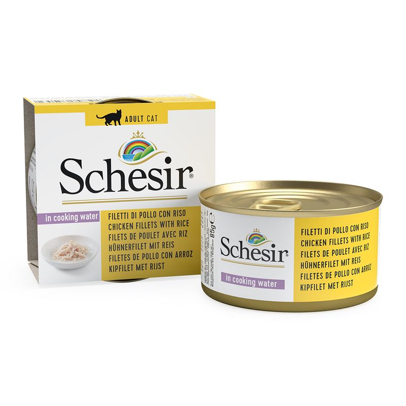 Sparpaket Schesir Natural mit Reis 24 x 85 g
