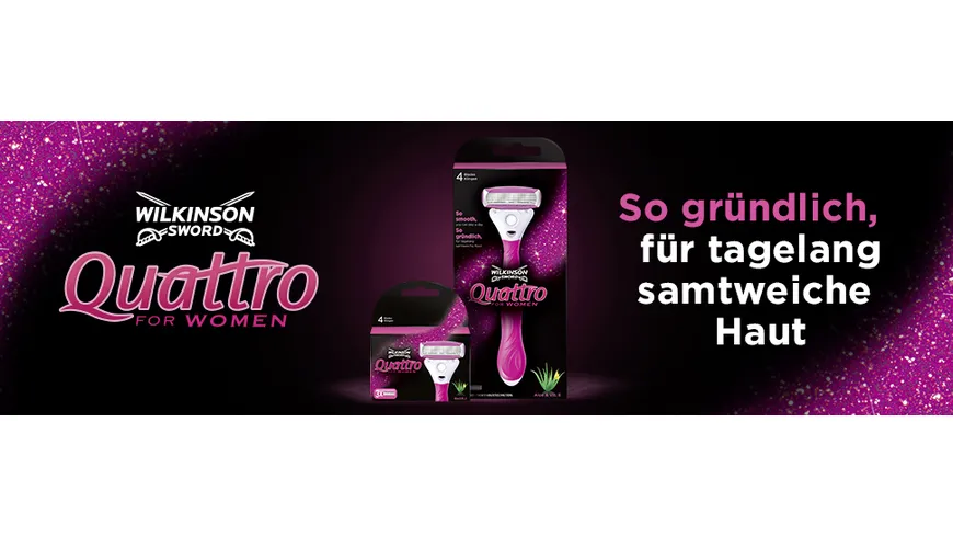 WILKINSON SWORD Quattro for Women 6er Klingen