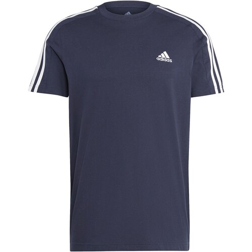 HERREN SHIRT ESSENTIALS SINGLE JERSEY 3-STREIFEN