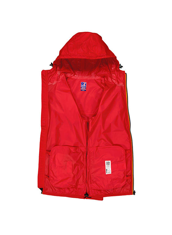 K-WAY, Regenjacke, Mikrofaser, rot