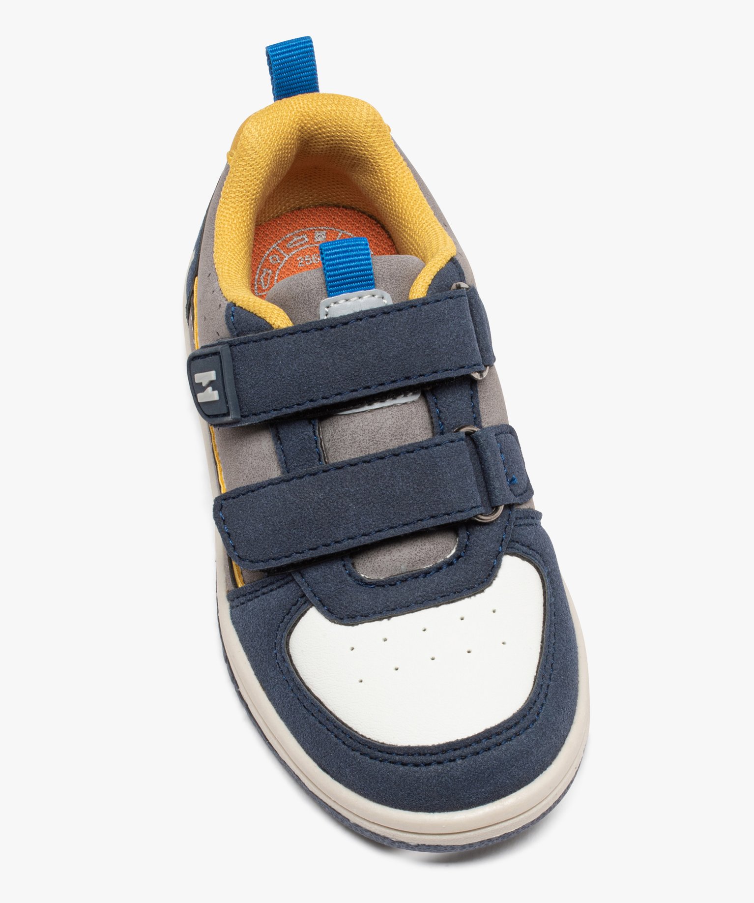 Baskets Garçon multicolores à double scratch - Hobiz marine | GEMO