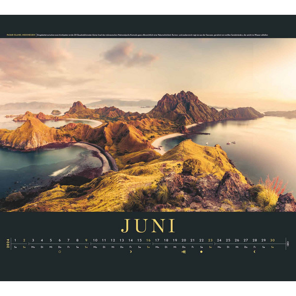 GEO SAISON: TRAUMZIELE 2024 - WAND-KALENDER - REISE-KALENDER - Kalender