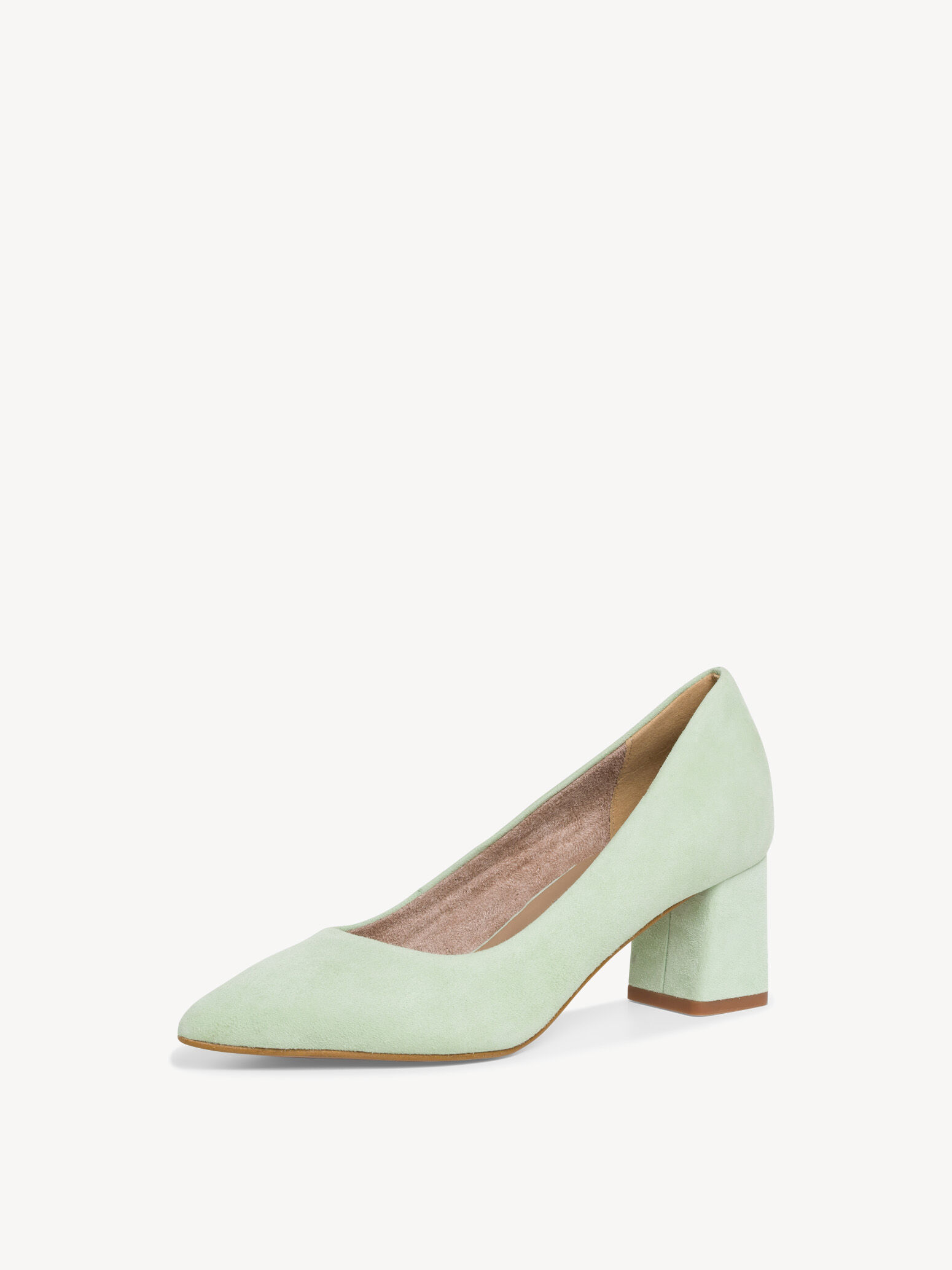 Escarpin en cuir - vert