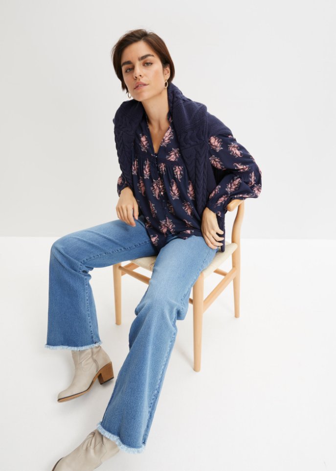 Bluse mit Muster