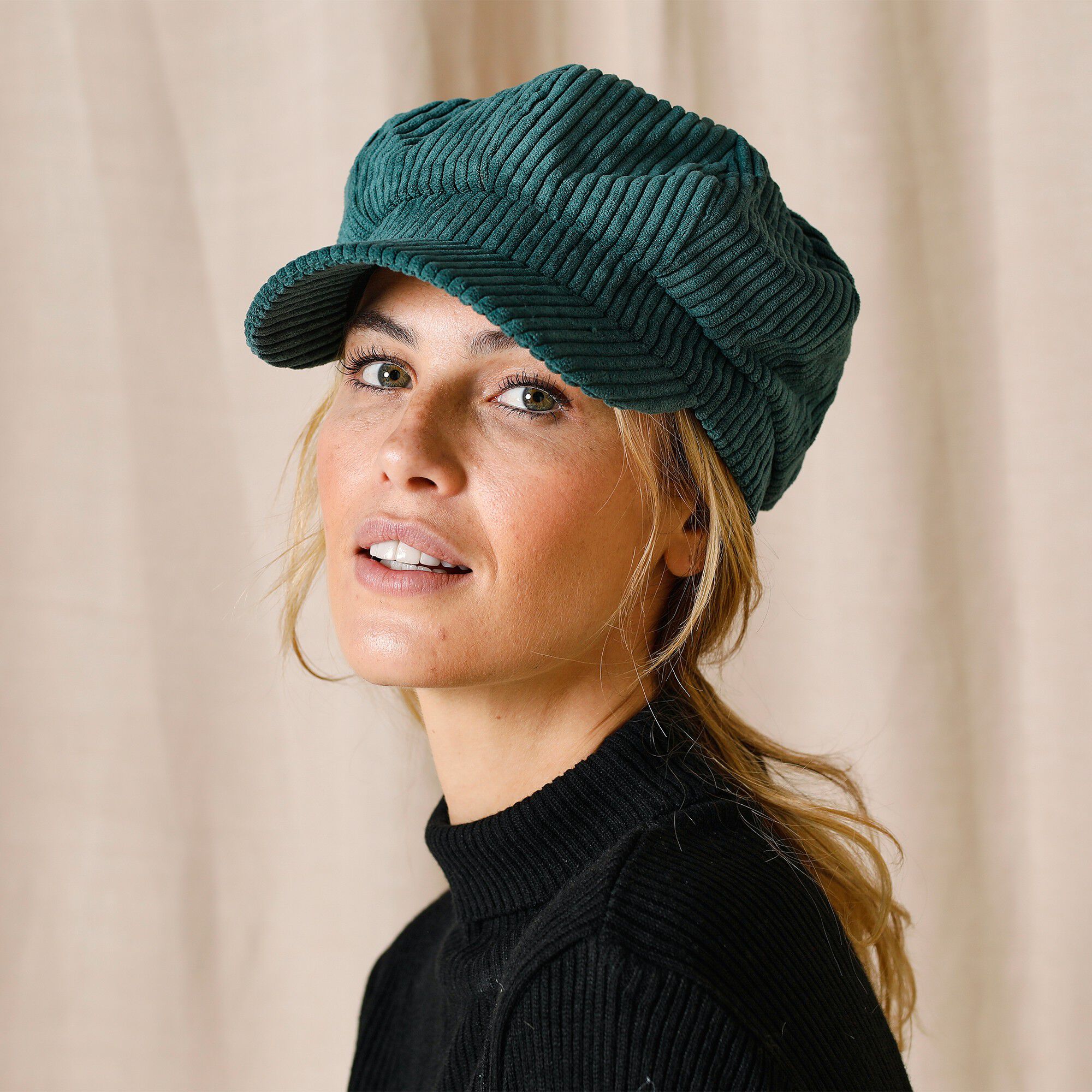 Casquette velours réglable