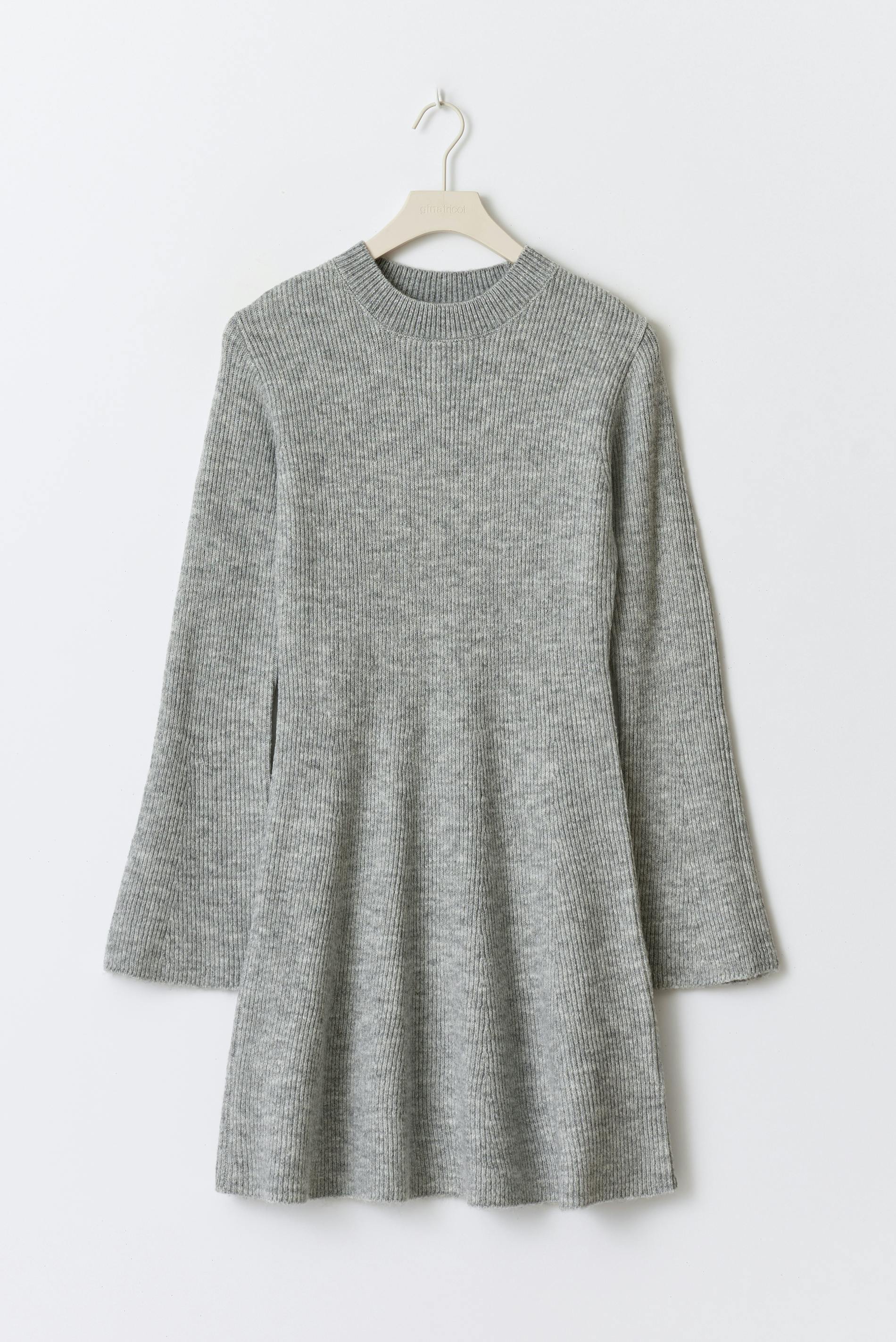 A-line knitted dress