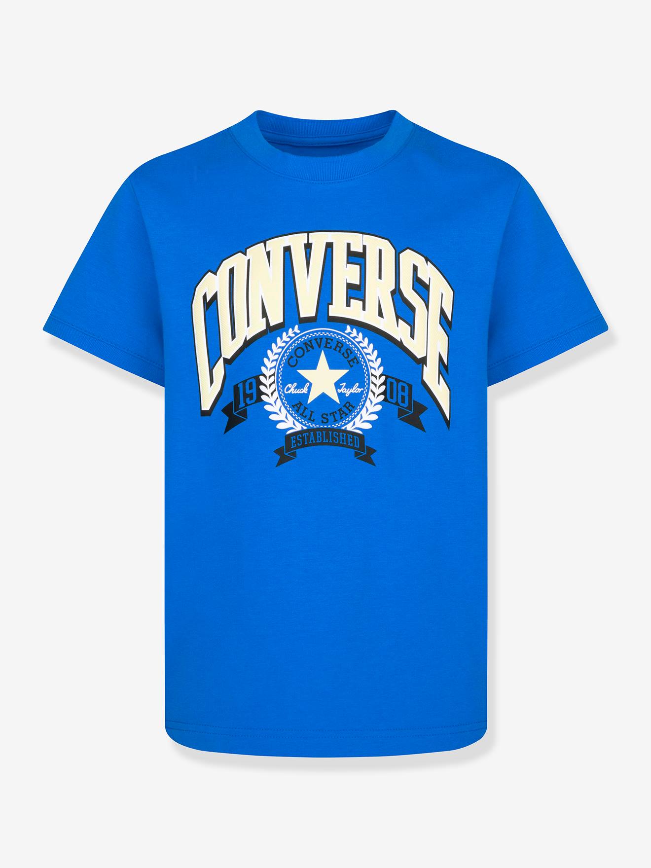 Converse Kinder T-Shirt CONVERSE mit Bio-Baumwolle - elektrisch blau
