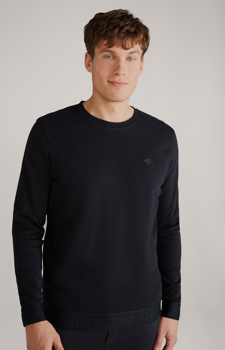 Loungewear Longsleeve in Schwarz