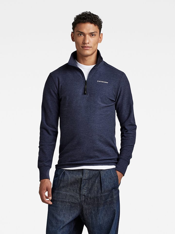 G-Star Sweatshirt in Dunkelblau günstig kaufen
