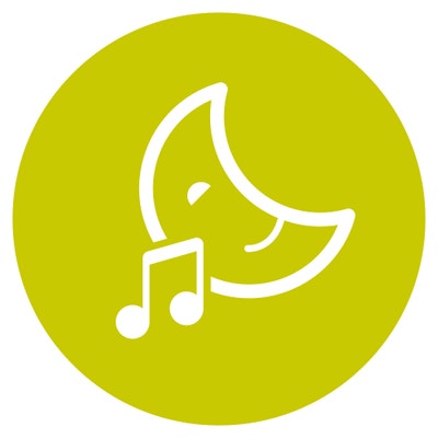 Musikwerk „Guter Mond“, 5 cm