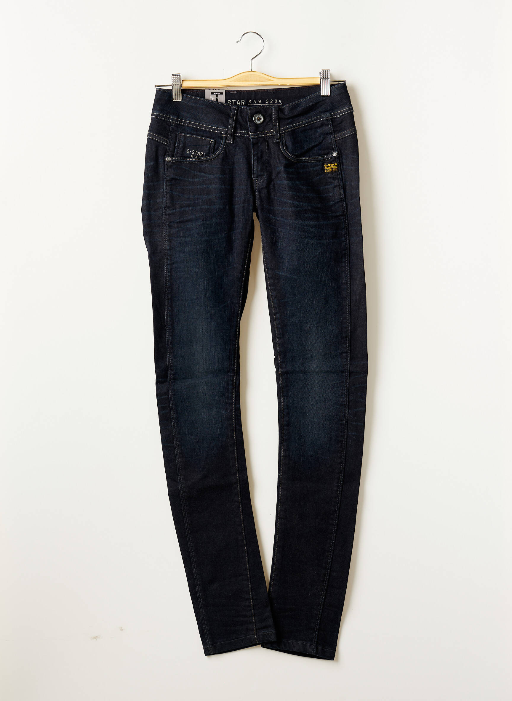 G Star Jeans Skinny Femme couleur bleu