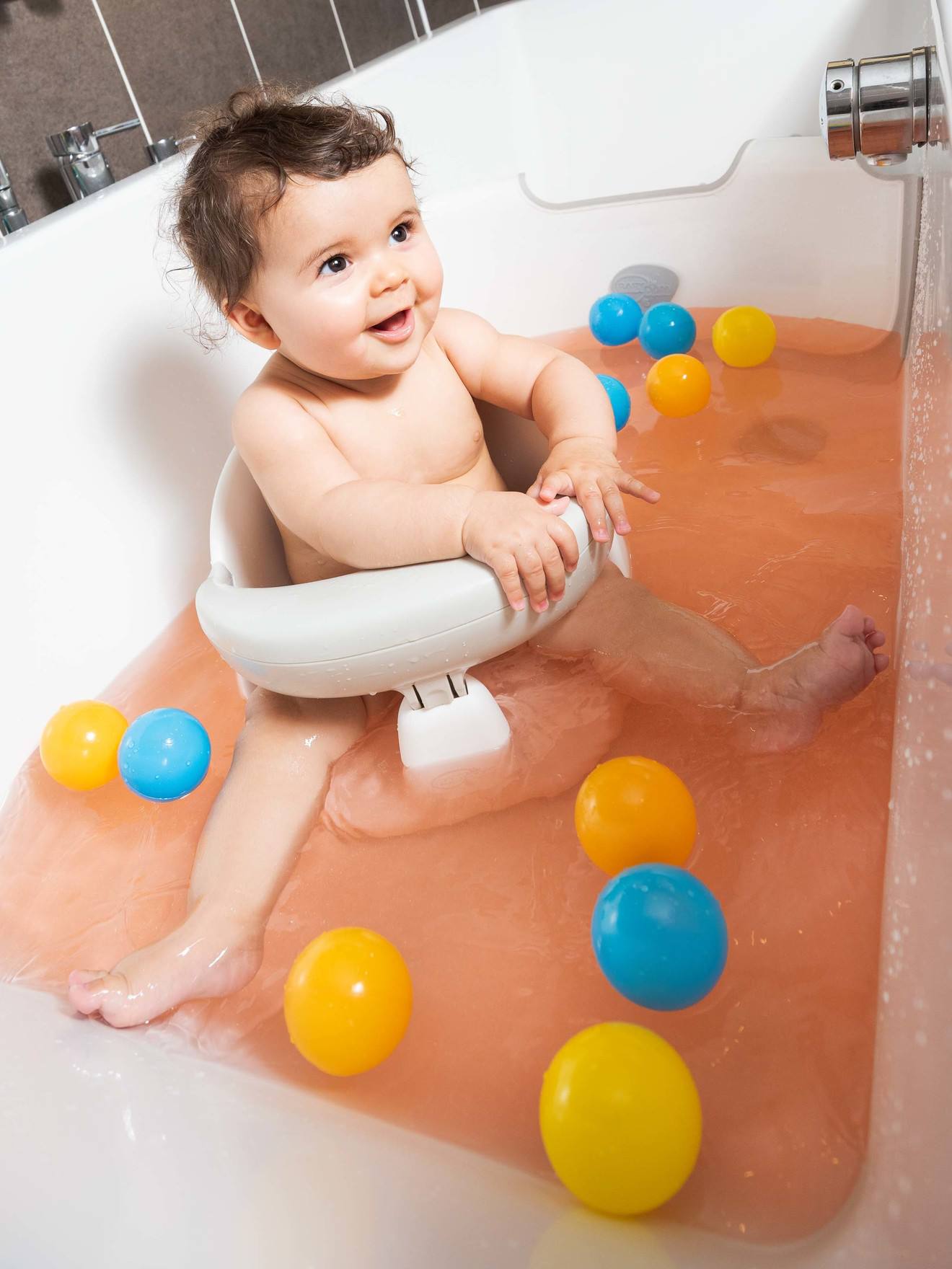 Babydam Baby Badewannensitz ORBITAL BABYDAM, drehbar - weiß