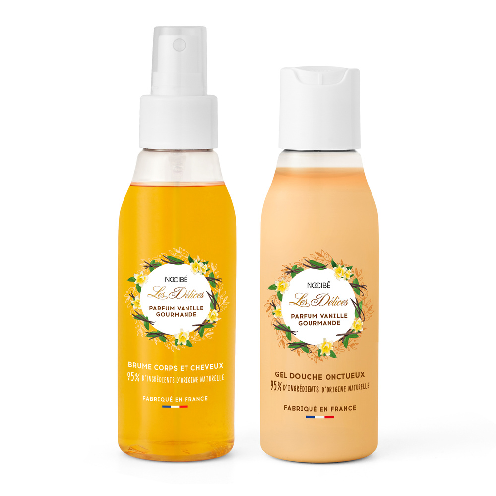 Nocibé Les Délices - Vanille Gourmande Coffret Gel Douche & Brume