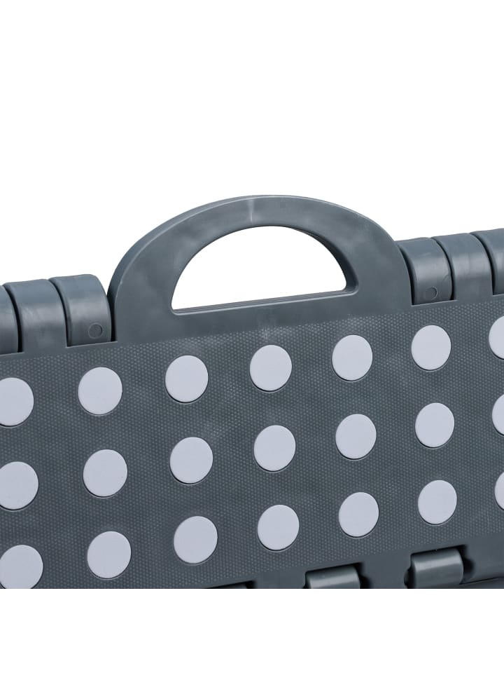 relaxdays Klapphocker in Dunkelgrau - (B)37 x (H)30 cm x (T)29 cm günstig kaufen onesize