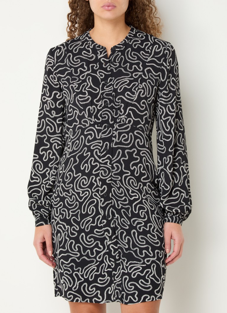 Rochie tip cămașă cu imprimeu fluture Whistles