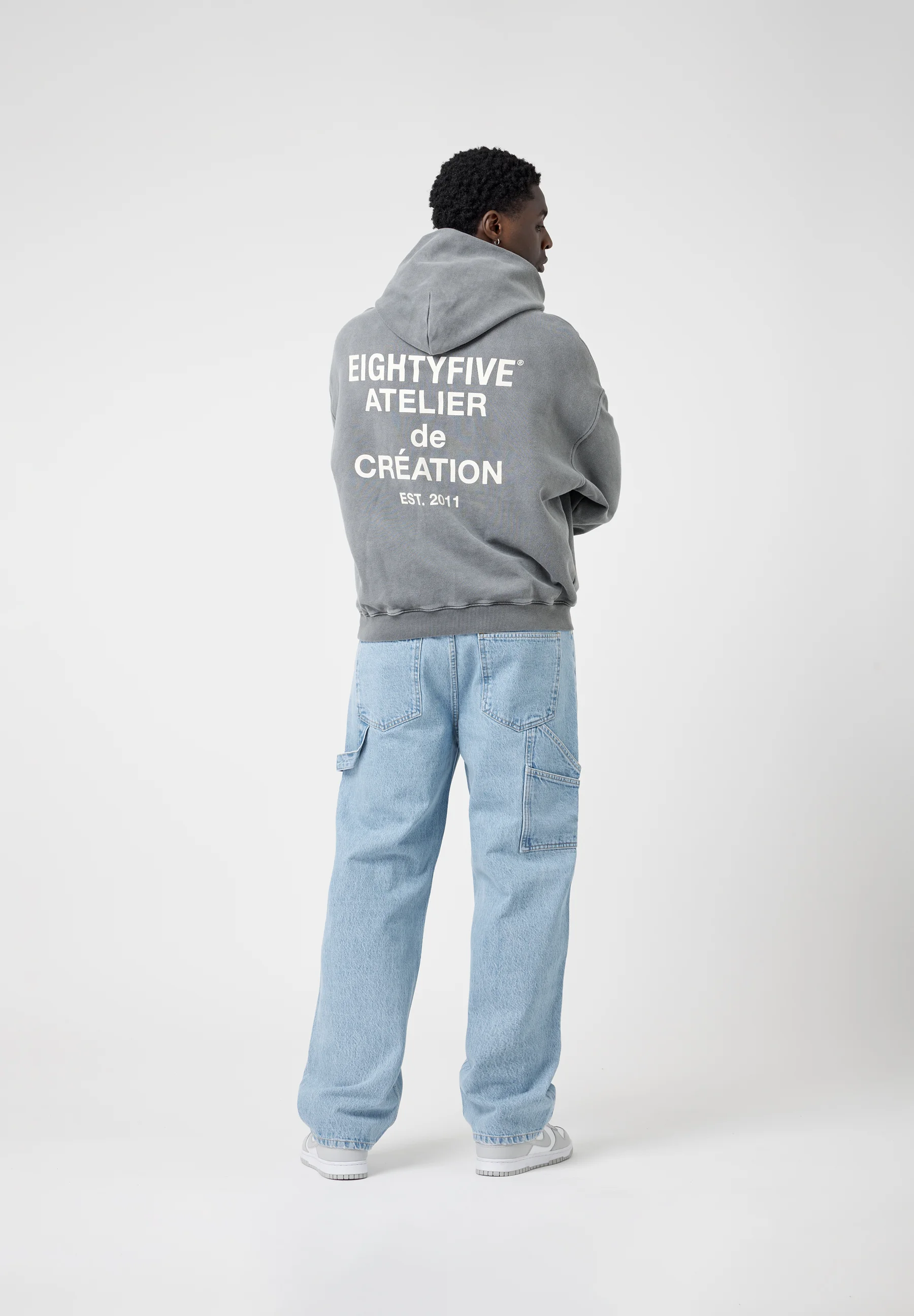 JEANS BAGGY CON LAZO EIGHTYFIVE - Vaqueros holgados