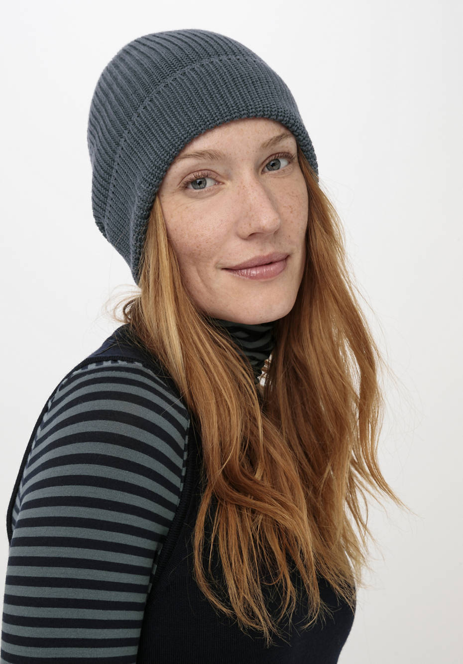 Unisex Strickmütze aus reiner Bio-Baumwolle