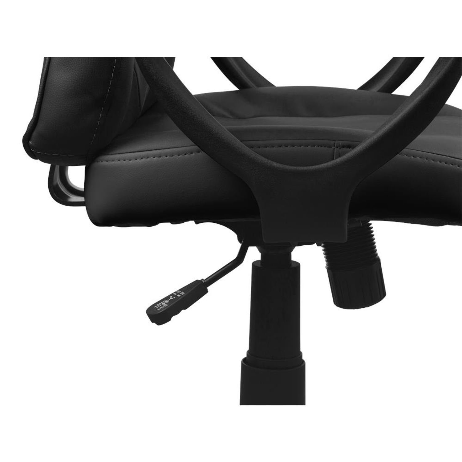 DELTACO Gaming-Stuhl DC110 Gaming Stuhl schwarz extra klein (kein Set), selbst nach langem Sitzen bequem inkl. 5 Jahre Herstellergarantie