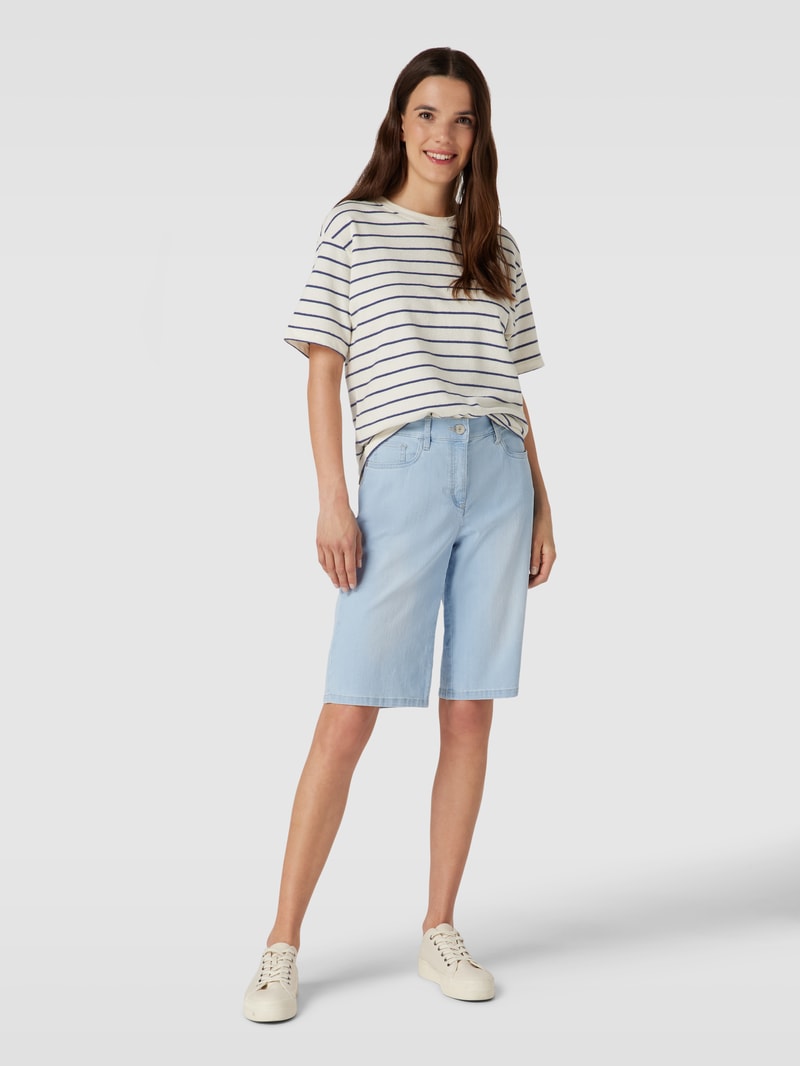 Bermudas im 5-Pocket-Design Modell 'GRETA' in hellblau