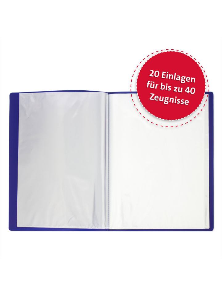ROTH Zeugnismappe Basic, Blau in Blau günstig kaufen onesize