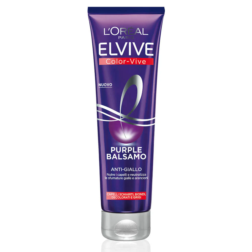Elvive Color Vive Purple Anti-Gelb-Conditioner - Farbschutz-Conditioner für die Haarfarbe