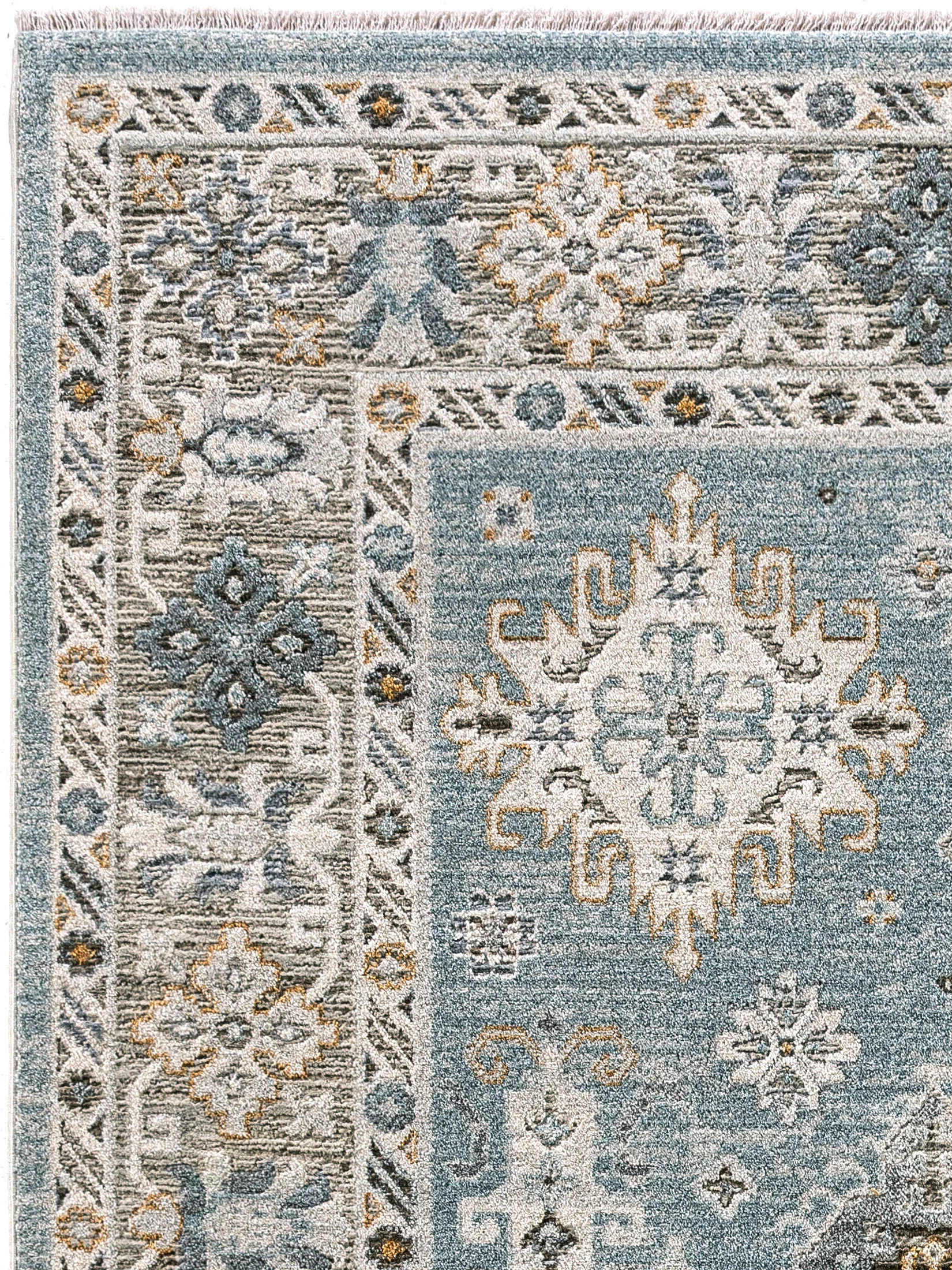 Amarat Vintage-Teppich, Azur