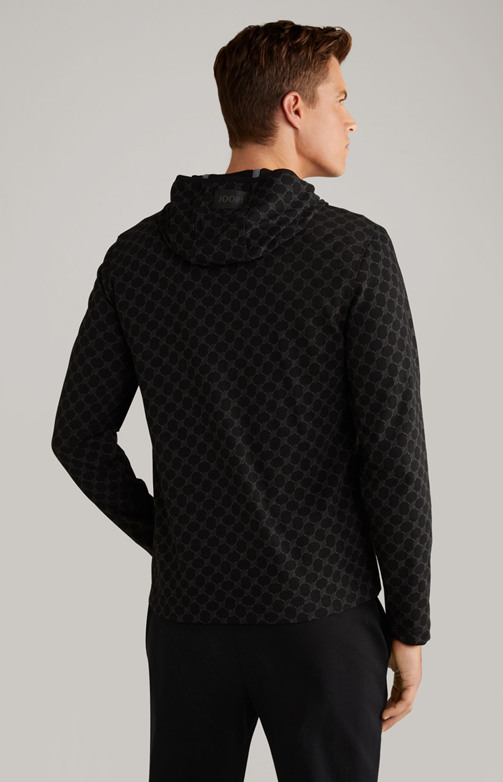 Loungewear Sweatjacke in Schwarz