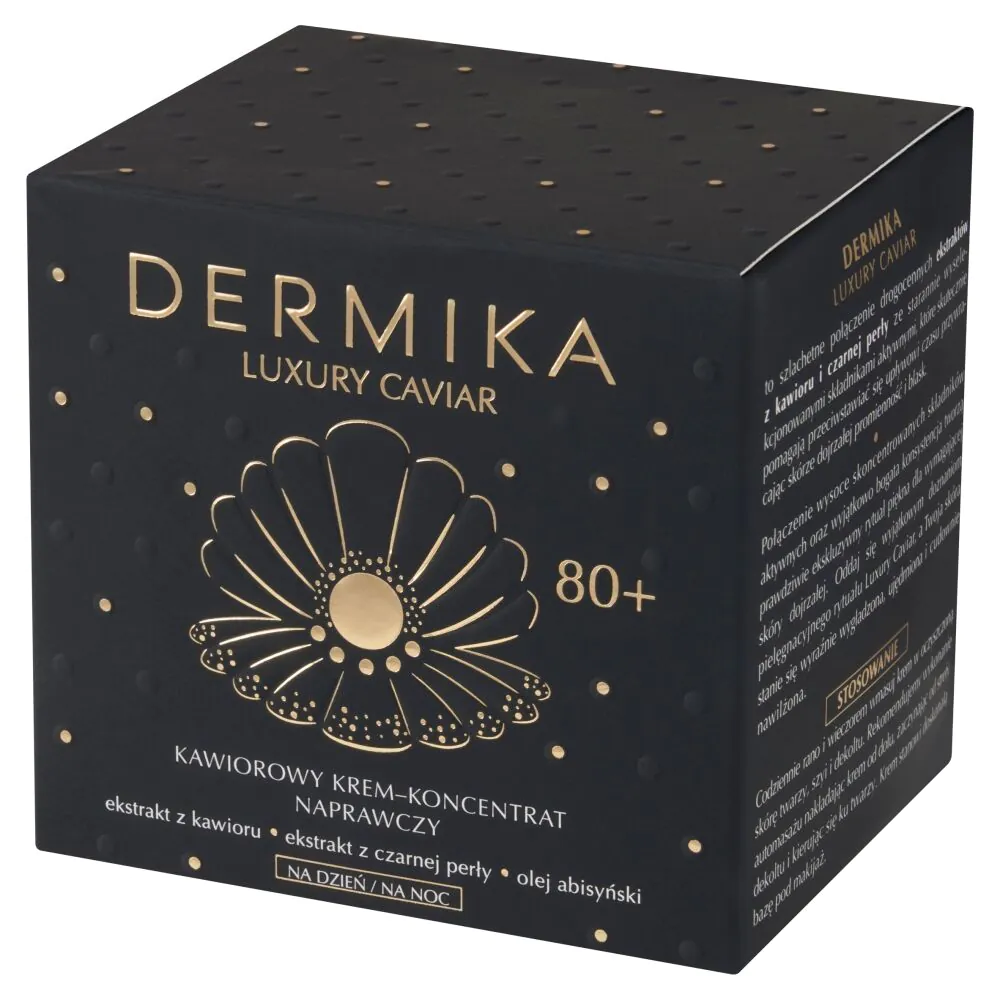 Dermika Luxury Caviar koncentrat za obnavljanje kavijara 80+ za dan i noć