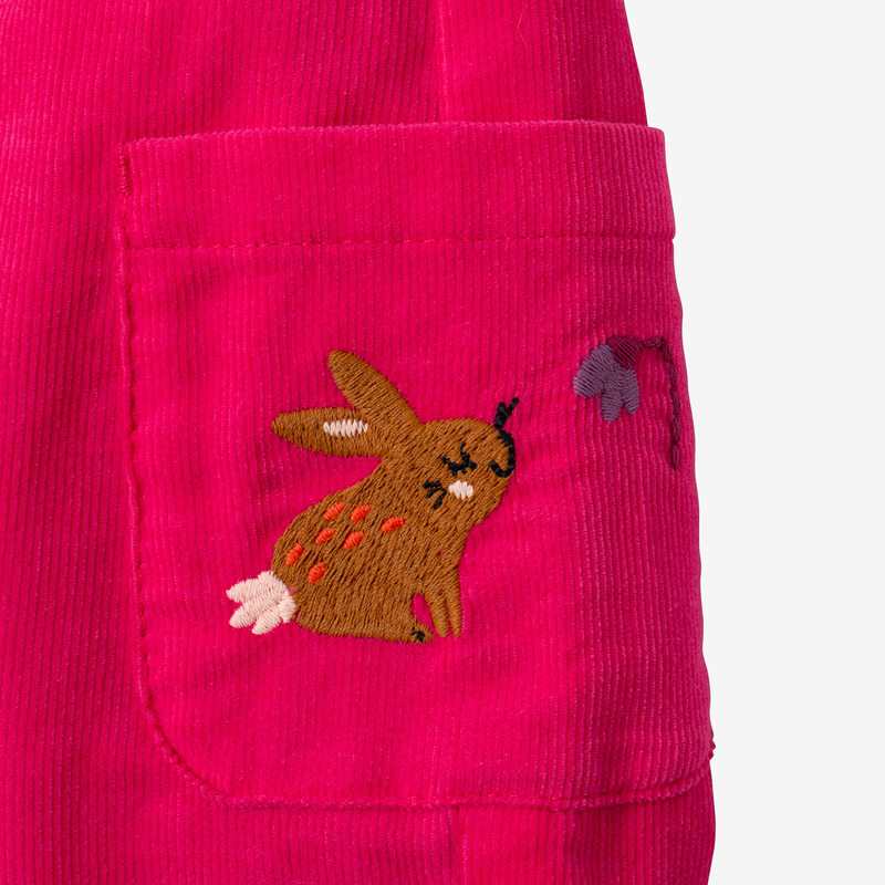 Pantalon bébé fille velours rose Catimini