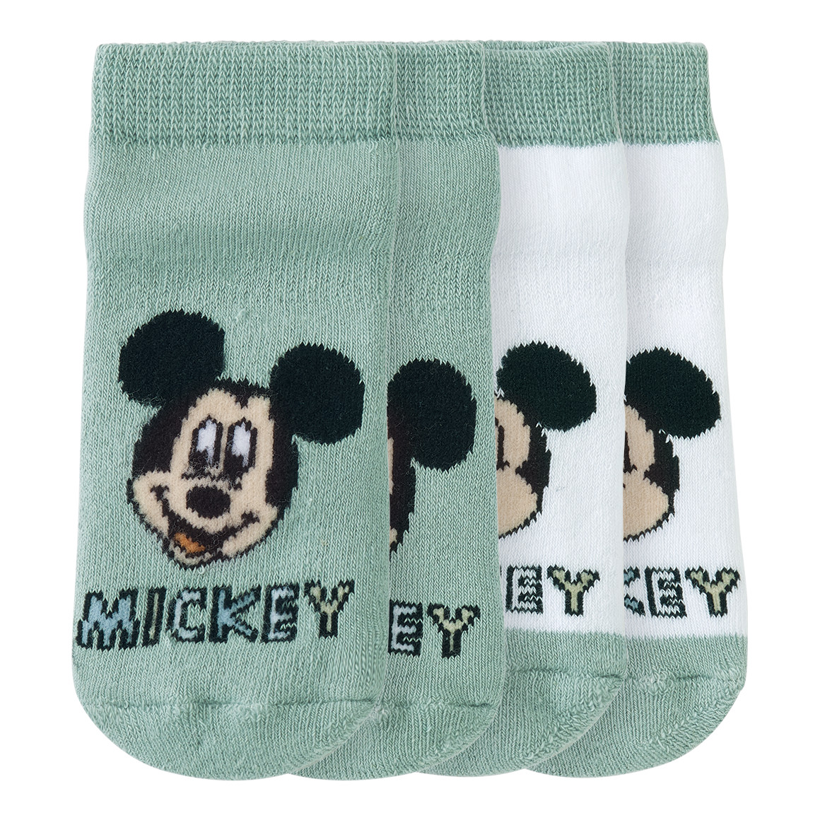 2 Paar Micky Maus Socken im Set