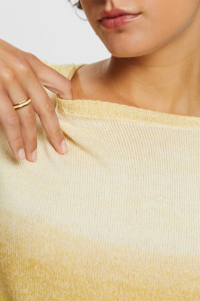 Kurzärmliger Pullover, Baumwollmix