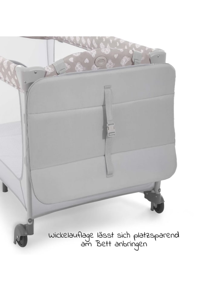 Hauck Reisebett Sleep'n Play Center mit Wickelauflage in beige,grau günstig kaufen onesize
